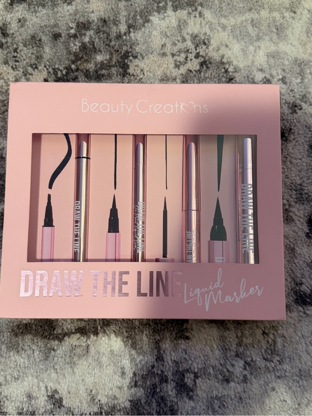 Beauty Creations Pink Liquid Marker Eyeliner Set